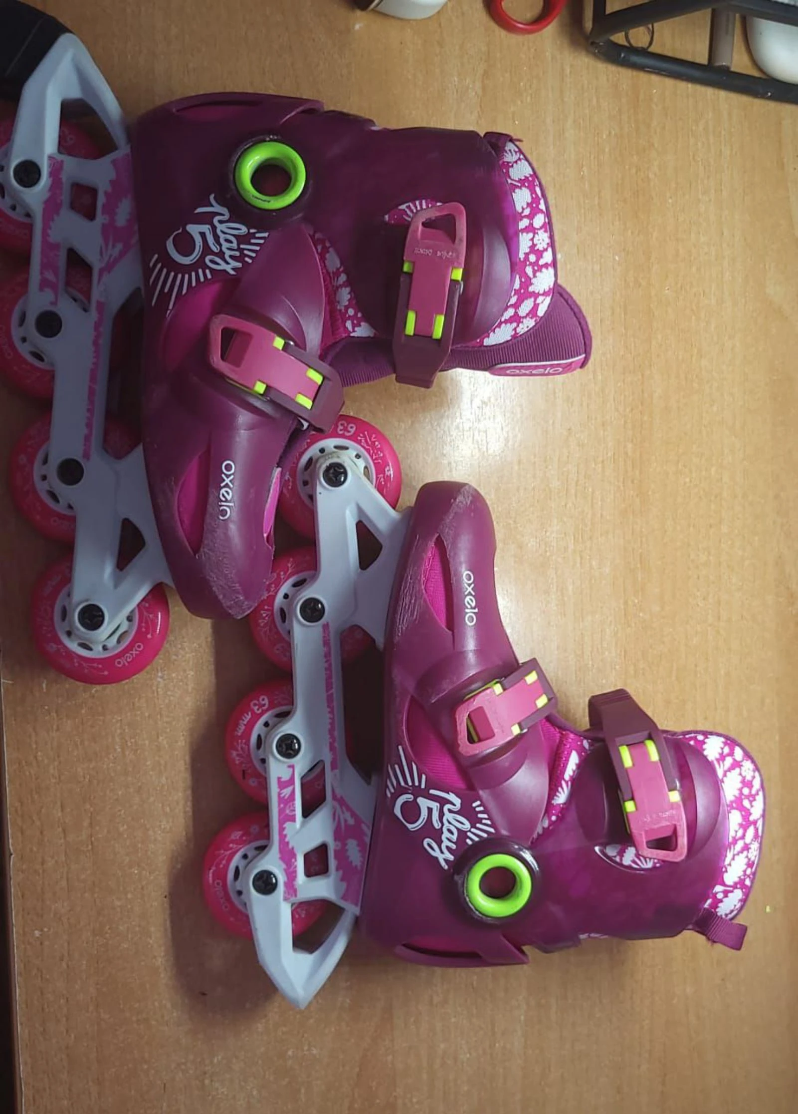 ⛸️ Patines en línea Oxelo + casco y protecciones – talla ajustable 29–32